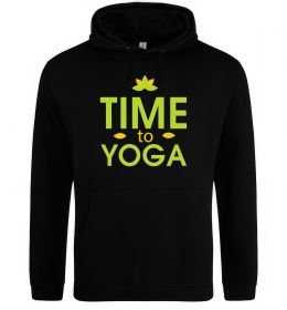 Мужская толстовка (худи) Time to yoga