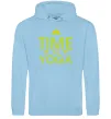Мужская толстовка (худи) Time to yoga Голубой фото