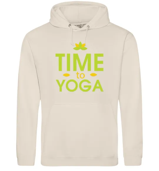 Женская толстовка (худи) Time to yoga Таш фото