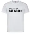 Чоловіча футболка My job fat killer Білий фото