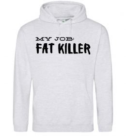 Женская толстовка (худи) My job fat killer Женская толстовка (худи) My job fat killer