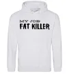 Жіноча толстовка (худі) My job fat killer Сірий меланж фото