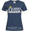 Женская футболка Cardio queen Темно-синий фото