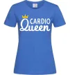 Женская футболка Cardio queen Ярко-синий Женская футболка Cardio queen Ярко-синий фото