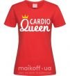 Женская футболка Cardio queen Красный фото