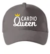 Кепка Cardio queen Серый фото