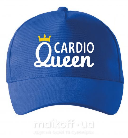 Кепка Cardio queen Яскраво-синій фото