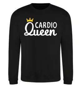 Світшот Cardio queen Чорний фото