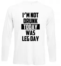 Лонгслів Today i`m a serious goose Білий фото