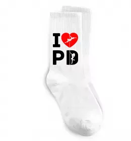 Носки Eat sleep pole dance Белый фото