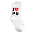 Шкарпетки I love PD Білий фото