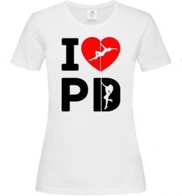 Женская футболка I love PD Женская футболка I love PD