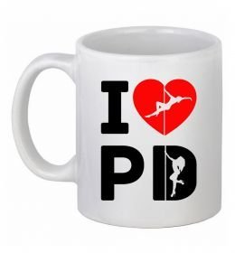 Чашка керамическая I love PD