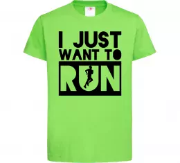 Дитяча футболка Run while you can Білий фото