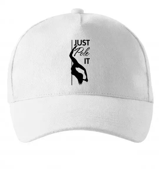 Кепка Just pole it Білий фото