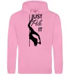 Жіноча толстовка (худі) Just pole it Рожевий фото
