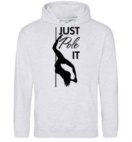 Женская толстовка (худи) Just pole it