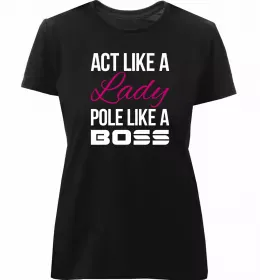 Женская премиум футболка Just pole it Белый фото