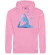 Жіноча толстовка (худі) Yoga girl Рожевий фото