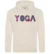 Мужская толстовка (худи) Yoga text Таш фото