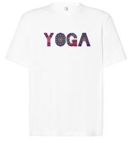 Футболка Оверсайз Yoga text