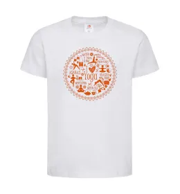 Детская футболка Yoga stuff Белый фото