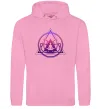 Мужская толстовка (худи) Yoga lotus Розовый фото