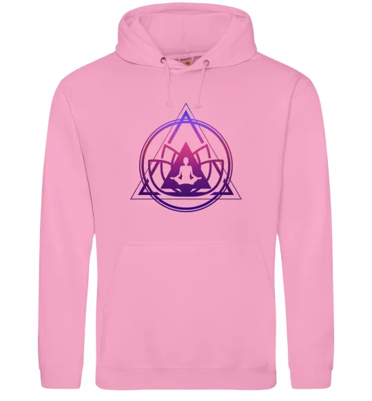 Жіноча толстовка (худі) Yoga lotus Рожевий фото