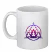 Чашка керамическая Yoga lotus Белый Чашка керамическая Yoga lotus Белый фото