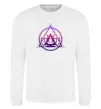 Світшот Yoga lotus Білий фото