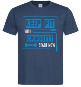 Чоловіча футболка Keep fit with crossfit start now Чоловіча футболка Keep fit with crossfit start now