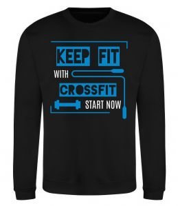 Світшот Keep fit with crossfit start now
