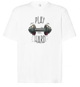 Футболка Оверсайз Play hard