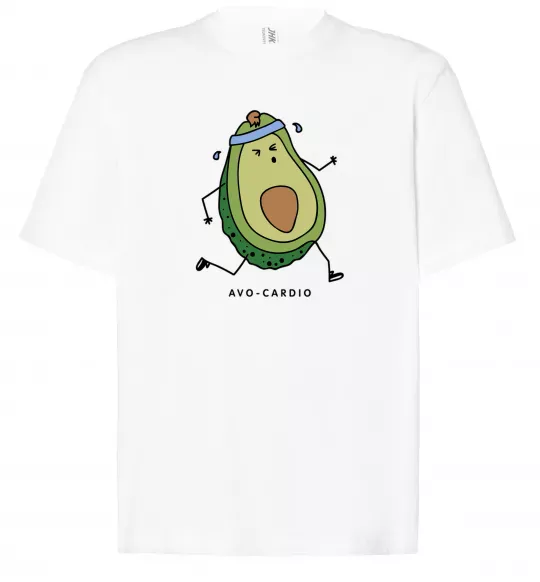 Футболка Оверсайз Avo cardio Белый фото