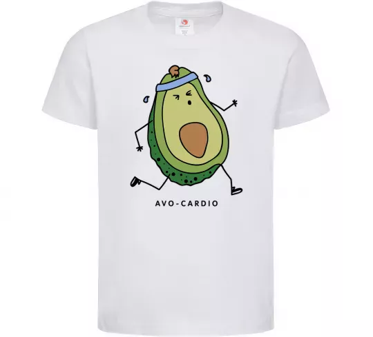 Дитяча футболка Avo cardio Білий фото