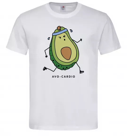Чоловіча футболка Avo cardio Білий фото
