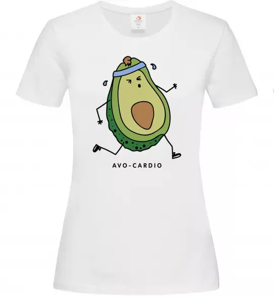 Жіноча футболка Avo cardio Білий фото