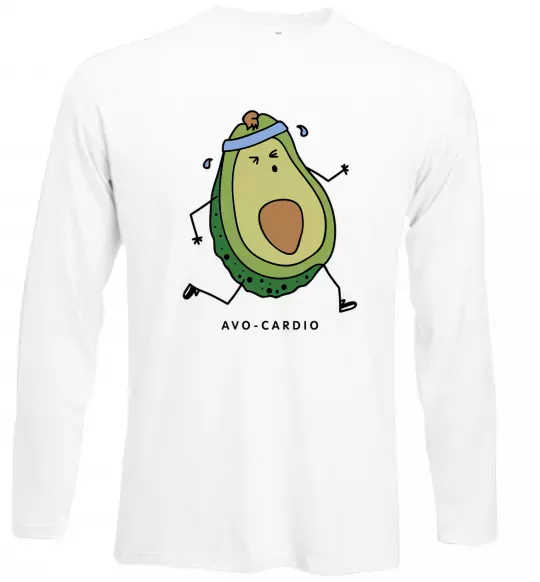 Лонгслів Avo cardio Білий фото
