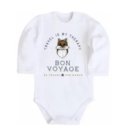 Дитячий бодік Wild free fox Білий фото