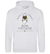 Женская толстовка (худи) Travel is my therapy Bon Voyage Серый меланж фото