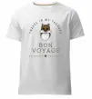 Чоловіча преміум футболка Travel is my therapy Bon Voyage Білий фото