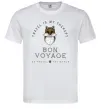 Мужская футболка Travel is my therapy Bon Voyage Белый фото