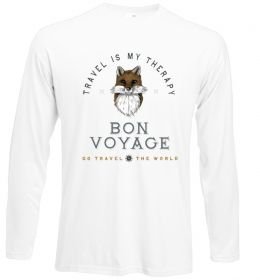Лонгслив Travel is my therapy Bon Voyage Лонгслив Travel is my therapy Bon Voyage