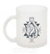 Чашка скляна Медведь с луной Фроузен фото