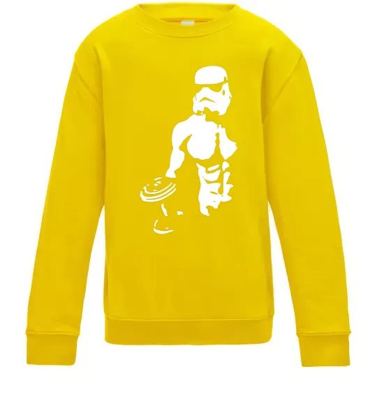 Детский Свитшот Штурмовик з пресом Солнечно желтый фото