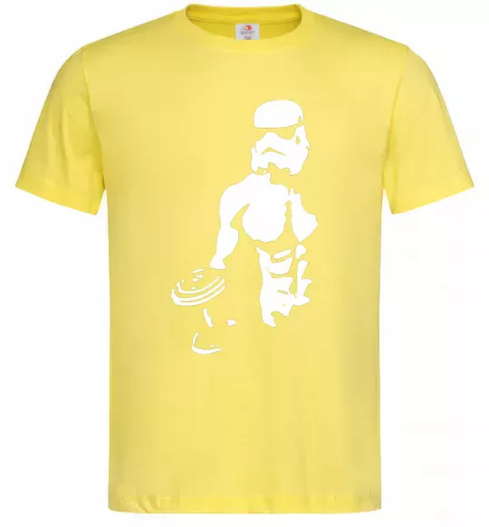 Мужская футболка Штурмовик з пресом Лимонный фото