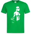 Мужская футболка Штурмовик з пресом Зеленый фото