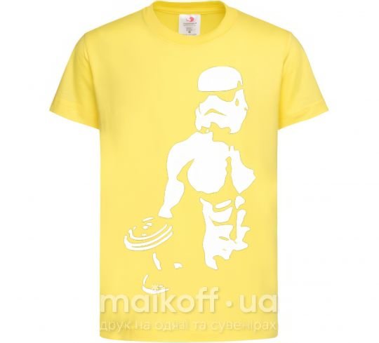Дитяча футболка Штурмовик с прессом Лимонний фото