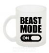 Чашка скляна Beast mode on Фроузен фото