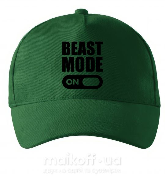 Кепка Beast mode on Темно-зелений фото